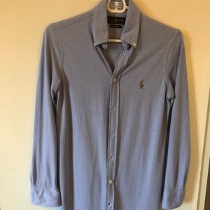 Polo Ralph Lauren blue oxford shirt dress size S